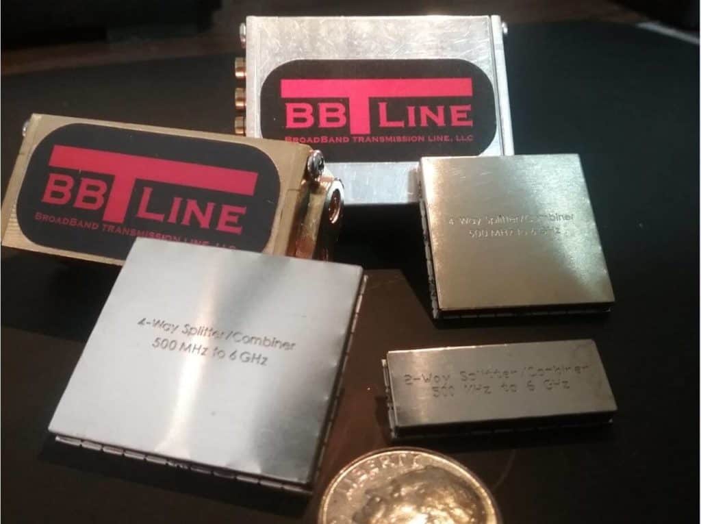 2-Way And 4-Way Splitters From BBTLine - SMP And SMT