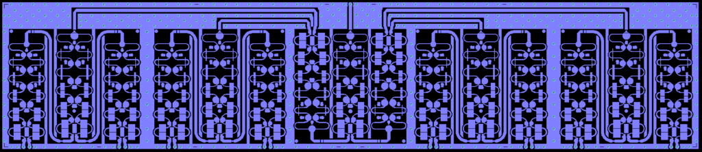 16-Way Version 2 BroadBand RF Splitter - 500 MHz to 7 GHz Version 2 Has Common Port On Opposite Side of Sixteen Other Ports